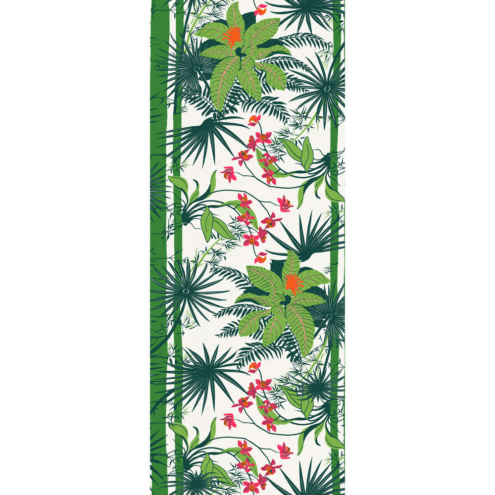 Orquidea Tropic by Kravet Couture Designer Wallcovering PAPERSCAPE ARTIST SERIES PAPER - 100% United States Horizontal: 54 and Vertical: 136 54 - Swanky Fabrics -