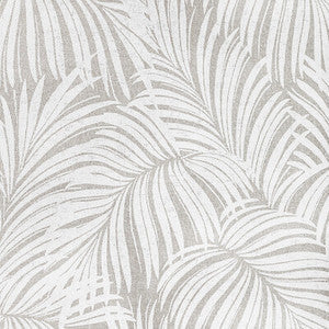 Kravet Wallpaper Leaf Paperweave Silver