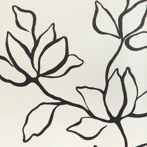 Kravet Wallpaper Floral Sketch Wp Onyx W3886.8.0