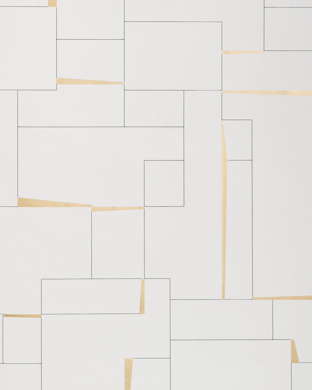 Kravet Couture Wallcovering Ivory/Gold