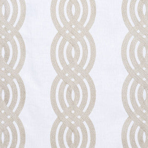 Thibaut Fabric Braid Embroidery Cream W710804