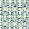 Thibaut Fabric SAGAMORE - Pear and Navy