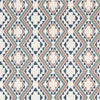 Thibaut Fabric SAGAMORE - Clay and Navy