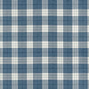 Thibaut Fabric PERCIVAL PLAID - True Blue