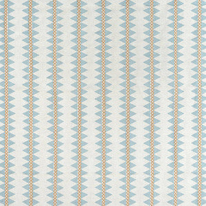 Thibaut Fabric Reno Stripe Embroidery Spa Blue W713241
