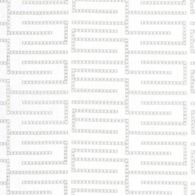 Architect Embroidery Cloud W713626 by Thibaut Fabric Thibaut Fabric Architect Embroidery Cloud W713626Fabric Grand Palace Fabric Book 90% Linen, 10% Viscose INDIA </p><p>Repeat: V: 5.75 53 - Fabric Carolina -