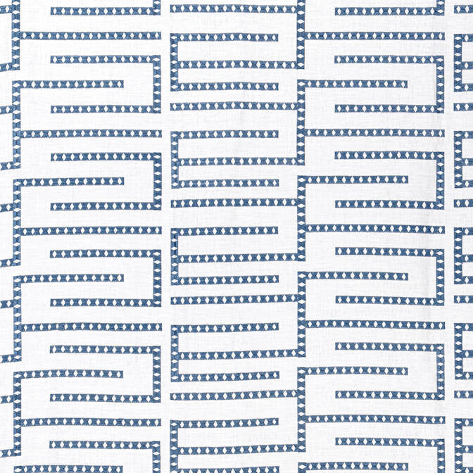 Architect Embroidery Blue W713627 by Thibaut Fabric Thibaut Fabric Architect Embroidery Blue W713627Fabric Grand Palace Fabric Book 90% Linen, 10% Viscose INDIA </p><p>Repeat: V: 5.75 53 - Fabric Carolina -