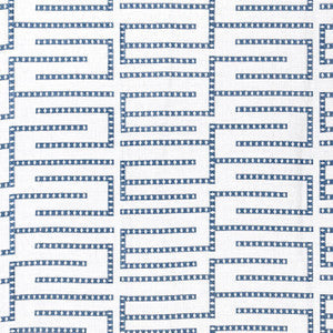 Thibaut Fabric Architect Embroidery Blue W713627