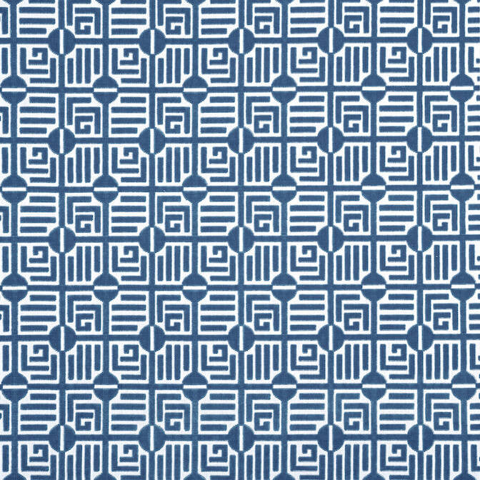 Labyrinth Velvet Navy W713641 by Thibaut Fabric Thibaut Fabric Labyrinth Velvet Navy W713641Fabric Grand Palace Fabric Book 100% Cotton INDIA </p><p>Repeat: V: - 54 - Fabric Carolina -