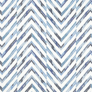 Thibaut Fabric Hamilton Embroidery Blue and White W714346