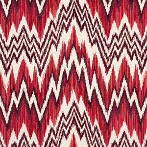 Thibaut Fabric Rhythm Velvet Ruby and Garnet W72818