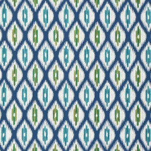 Thibaut Fabric Rajah Marine Blue W73361
