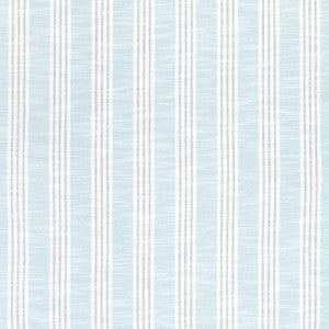 Thibaut Fabric Southport Stripe Seafoam and Grey W73483