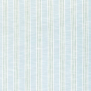 Thibaut Fabric Southport Stripe Seafoam and Kelly Green W73485
