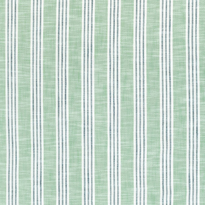 Southport Stripe Kelly Green and Navy W73487 by Thibaut Fabric Thibaut Fabric Southport Stripe Kelly Green and Navy W73487Fabric Landmark 95% Polyester, 5% Olefin (UV) U.S.A. </p><p>Repeat: V: 3.5 54 - Fabric Carolina -