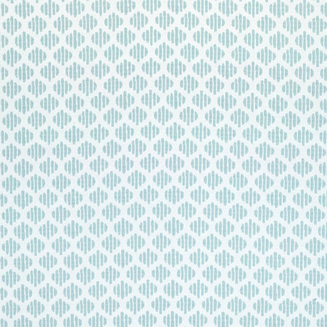 Sadie Aqua W73504 by Thibaut Fabric Thibaut Fabric Sadie Aqua W73504Fabric Landmark 100% Polyester (UV) U.S.A. </p><p>Repeat: V: 1.5 54 - Fabric Carolina -