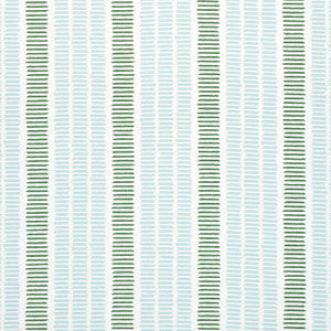 Thibaut Fabric Topsail Stripe Seafoam and Kelly Green W73517