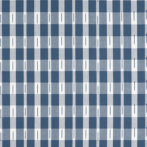 Thibaut Fabric Ellastone Check Navy W736439