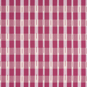 Thibaut Fabric Ellastone Check Raspberry W736440