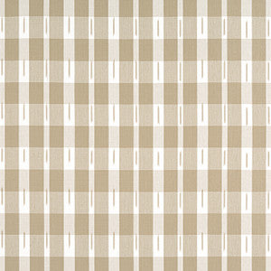 Thibaut Fabric Ellastone Check Beige W736441