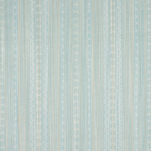 Thibaut Fabric Charter Stripe Embroidery Seaglass W736455
