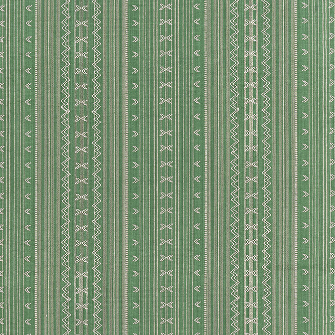 Charter Stripe Embroidery Green W736458 by Thibaut Fabric Thibaut Fabric Charter Stripe Embroidery Green W736458Fabric Indienne Fabric Book 100% Cotton INDIA </p><p>Repeat: V: 1.5 53 - Fabric Carolina -