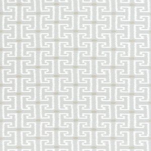 Thibaut Fabric Rhodes Platinum W74233