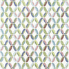 Thibaut Fabric Passageway Embroidery Lavender and Green W745001