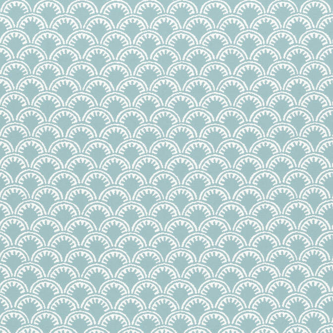 Maisie Aqua W74642 by Thibaut Fabric Thibaut Fabric Maisie Aqua W74642Fabric Festival 100% Polyester (UV) UNITED STATES </p><p>Repeat: V: 1.62 54 - Fabric Carolina -