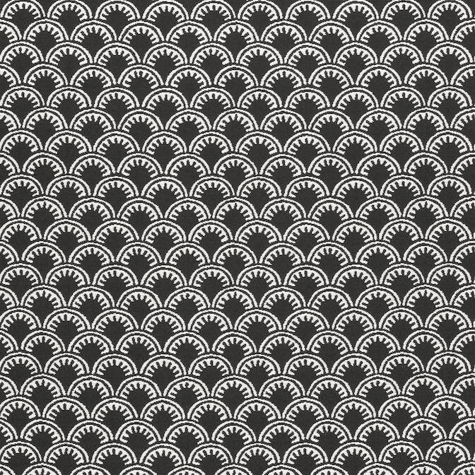 Maisie Black W74646 by Thibaut Fabric Thibaut Fabric Maisie Black W74646Fabric Festival 100% Polyester (UV) UNITED STATES </p><p>Repeat: V: 1.62 54 - Fabric Carolina -