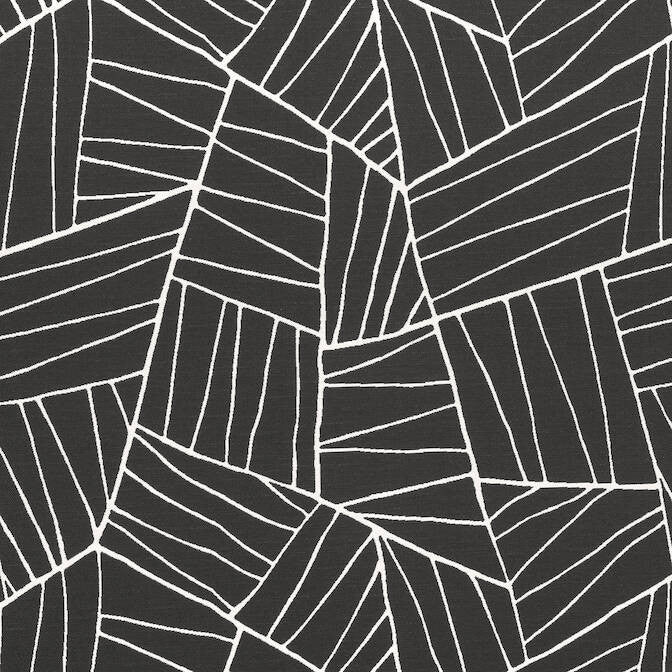 Jordan Black W74664 by Thibaut Fabric Thibaut Fabric Jordan Black W74664Fabric Festival 100% Polyester (UV) UNITED STATES </p><p>Repeat: V: 23.5 54 - Fabric Carolina -
