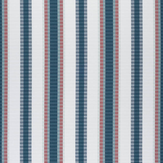 Samba Stripe Teal and Cranberry W74665 by Thibaut Fabric Thibaut Fabric Samba Stripe Teal and Cranberry W74665Fabric Festival 100% Polyester (UV) UNITED STATES </p><p>Repeat: V: - 54 - Fabric Carolina -
