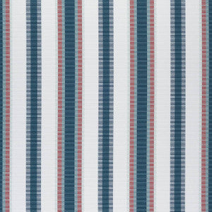 Thibaut Fabric Samba Stripe Teal and Cranberry W74665