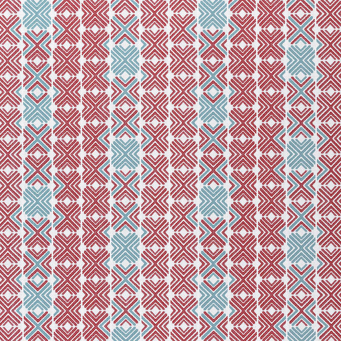 Jinx Pool and Cranberry W74681 by Thibaut Fabric Thibaut Fabric Jinx Pool and Cranberry W74681Fabric Festival 77% Poly (UV), 23% PCR Poly (UV) UNITED STATES </p><p>Repeat: V: 14.5 54 - Fabric Carolina -