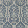 Thibaut Fabric Sir Thomas Embroidery Slate Blue W772571