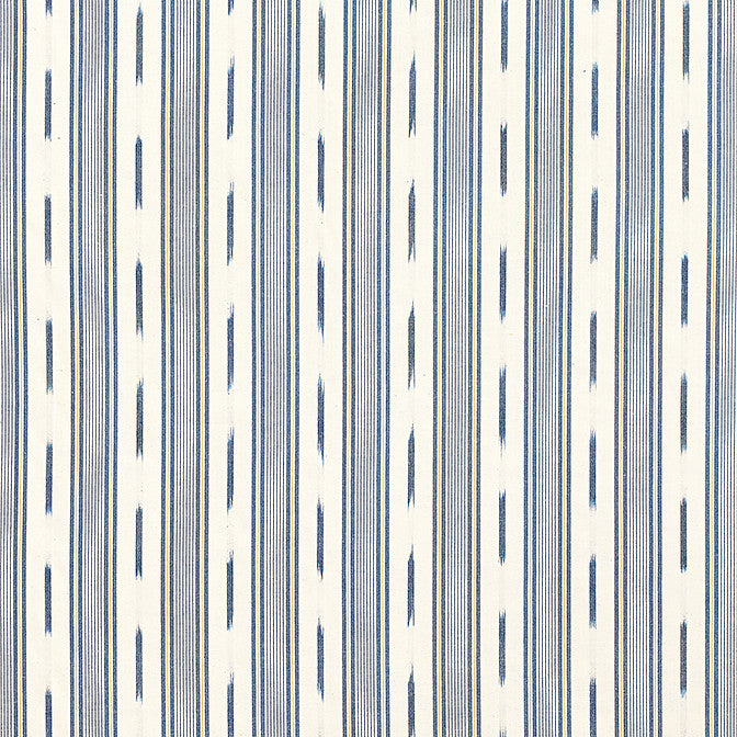 Odeshia Stripe Navy W781308 by Thibaut Fabric Thibaut Fabric Odeshia Stripe Navy W781308Fabric Montecito 100% Cotton INDIA </p><p>Repeat: V: 4.75 54 - Fabric Carolina -