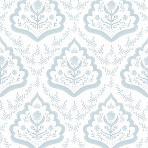 Aoc Wallpaper W7842 Floral Paisley 1 Moonstone