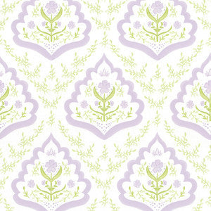 Aoc Wallpaper W7842 Floral Paisley 4 Lilac