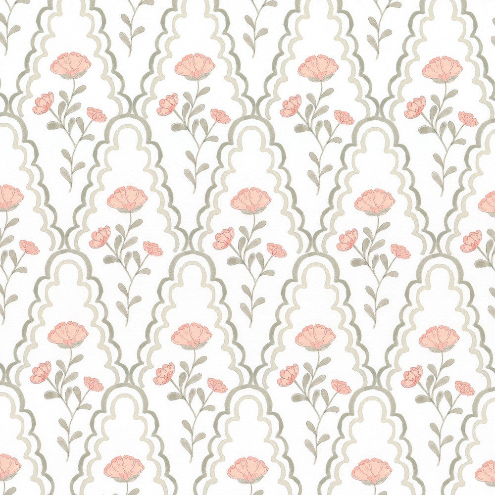 W7848 Scallop Floral 1 Blossom by Aoc Wallcovering Aoc Wallcovering W7848 Scallop Floral 1 BlossomWallcovering THE ART OF COLOR MORNINGSIDE WALLPAPER 100%OTH USA </p><p>Repeat: H: 4.500, V: 9.750 27 in - Fabric Carolina -