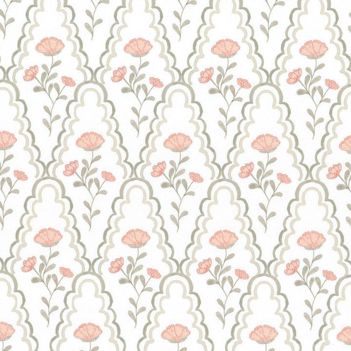 W7848 Scallop Floral 1 Blossom by Aoc Wallcovering Aoc Wallcovering W7848 Scallop Floral 1 BlossomWallcovering THE ART OF COLOR MORNINGSIDE WALLPAPER 100%OTH USA </p><p>Repeat: H: 4.500, V: 9.750 27 in - Fabric Carolina -