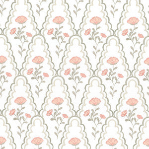 Aoc Wallpaper W7848 Scallop Floral 1 Blossom