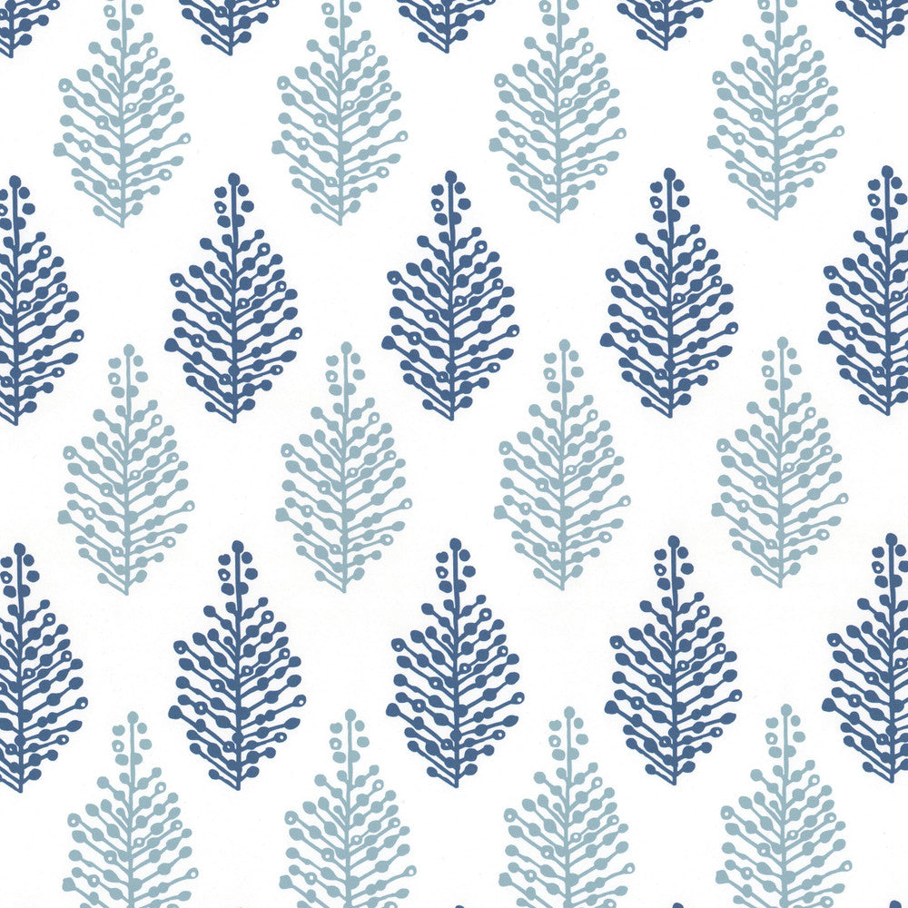 W7852 Paxon 1 Denim by Aoc Designer Wallcovering ART OF COLOR WELL KEPT SECRET WALLPAPER 100%PA USA Horizontal: 3.750 and Vertical: 6.500 27 in - Swanky Fabrics -