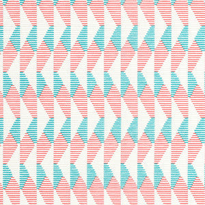 Thibaut Fabric Harper Capri and Coral W81600