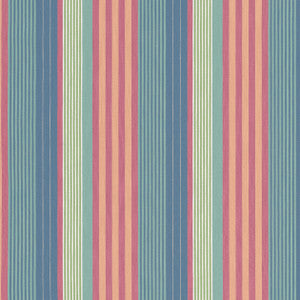 Thibaut Fabric Esprit Stripe Cornflower and Peony W81700