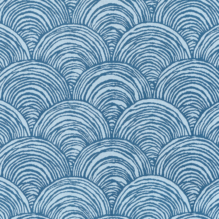 Bay Point Cornflower W81728  by Thibaut Fabric Thibaut Fabric Bay Point Cornflower W81728 Fabric SOLEIL U.S.A </p><p>Repeat: H: 27 in (68.58 cm), V: 13.75 (34.92 cm) 54 in  (137.16 cm) - Fabric Carolina -