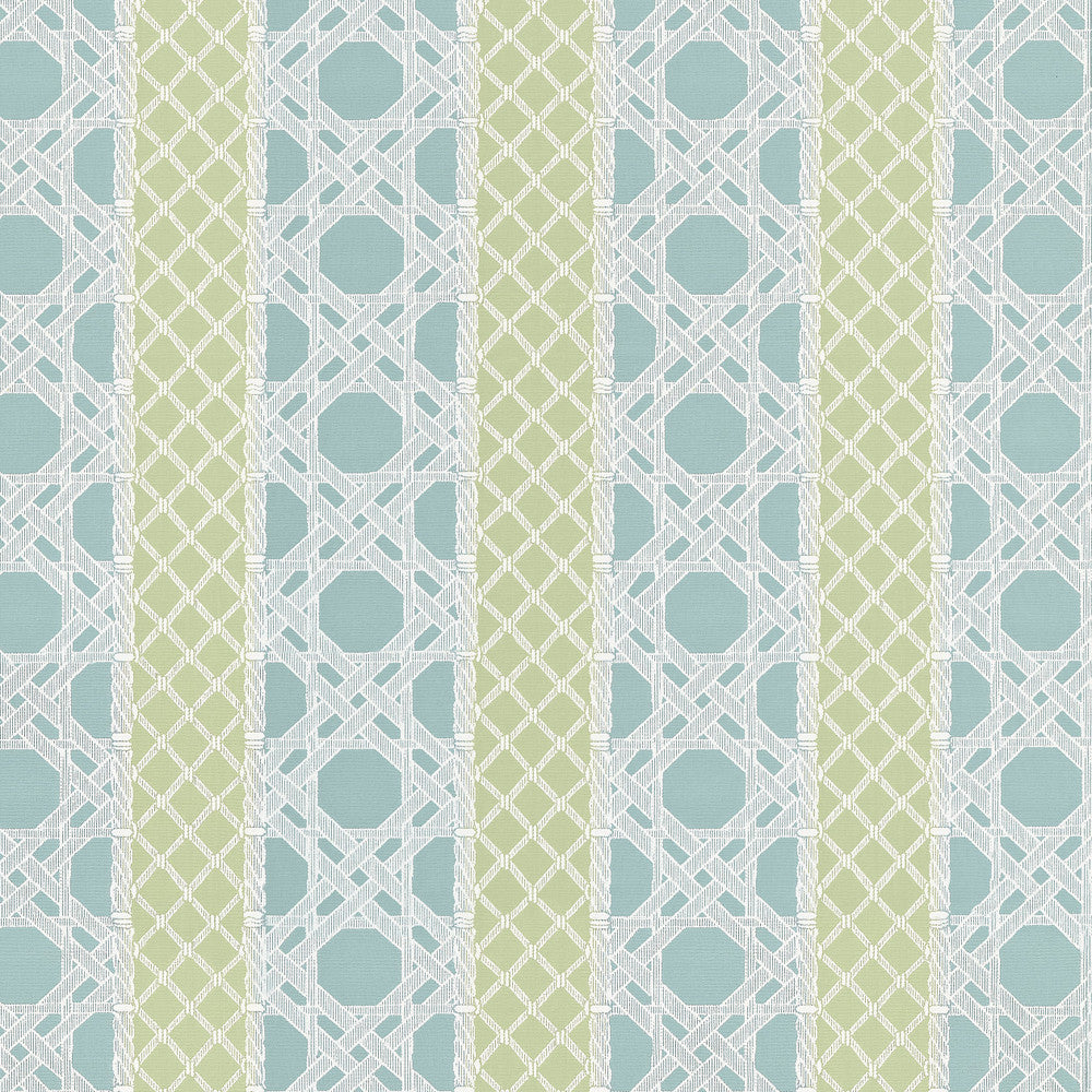 Trelliage Pool and Leaf W81773  by Thibaut Fabric Thibaut Fabric Trelliage Pool and Leaf W81773 Fabric SOLEIL U.S.A </p><p>Repeat: H: 14.25 in (36.20 cm), V: 14.5 (36.83 cm) 54 in  (137.16 cm) - Fabric Carolina -