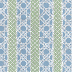 Thibaut Fabric Trelliage Cornflower and Clover W81774