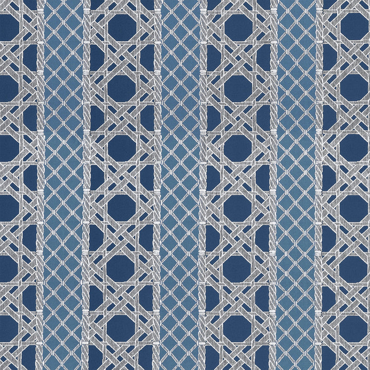 Trelliage Navy and Cadet W81775  by Thibaut Fabric Thibaut Fabric Trelliage Navy and Cadet W81775 Fabric SOLEIL U.S.A </p><p>Repeat: H: 14.25 in (36.20 cm), V: 14.5 (36.83 cm) 54 in  (137.16 cm) - Fabric Carolina -