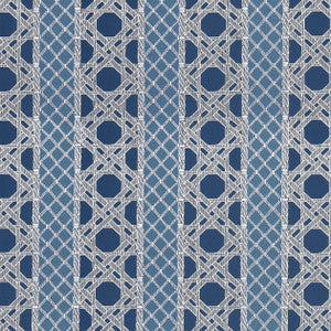 Thibaut Fabric Trelliage Navy and Cadet W81775