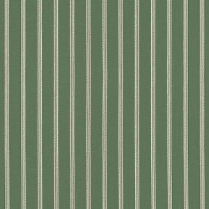 Thibaut Fabric Seaside Stripe Pine W81784